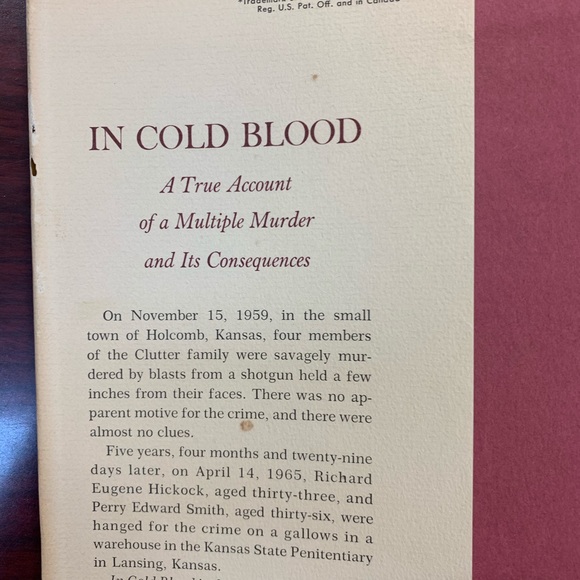 First Edition In Cold Blood - Picture 4 of 5